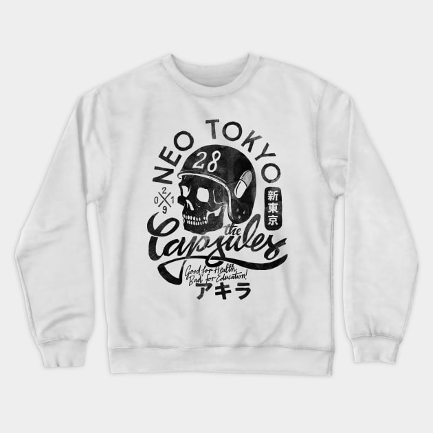 Neo Tokyo Capsules Crewneck Sweatshirt by Krobilad